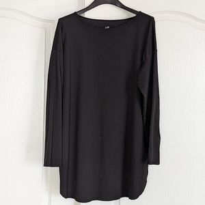 J. Jill black Luxe Supima Tunic **Large Tall size**